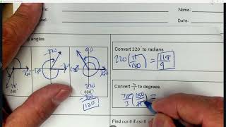 Math 3 Trig Study Guide Part 1  2026