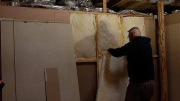 Attic conversion Day 4 - Insulating walls | We bought a 100 year old house to renovate in France