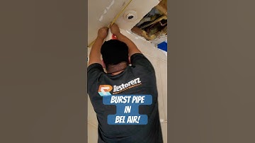 #BurstPipe #restoration #emergencyservices #Shorts #youtubeshorts #containment #setup #waterdamage