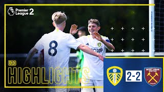 Highlights: Leeds United U23 2-2 West Ham United U23 | Greenwood pen earns draw | Premier League 2 screenshot 5