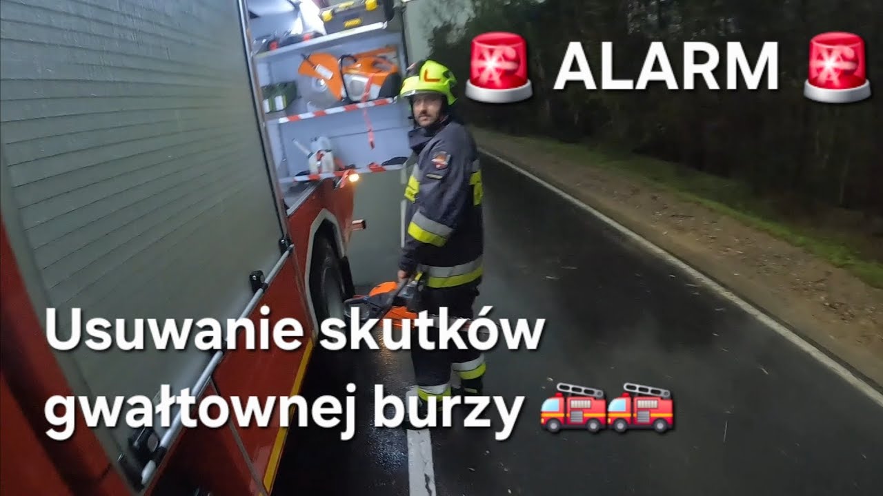 [ALARM] - Usuwanie skutków gwałtownej burzy 🚨🚒