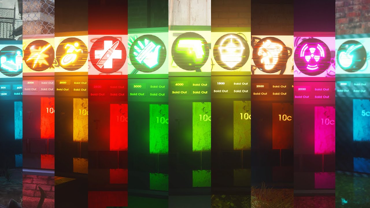 All Perk Locations On Rainy Death (Call of Duty Black Ops 3 Custom