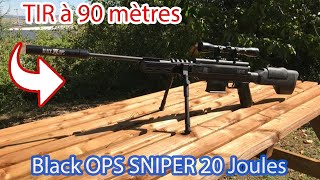 La célèbre carabine à plombs Black Ops Sniper, 90 mètres