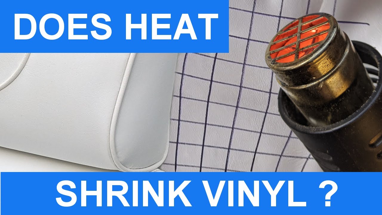 Does heat shrink vinyl? Upholstery experiment for removing wrinkles from boat seats YouTube