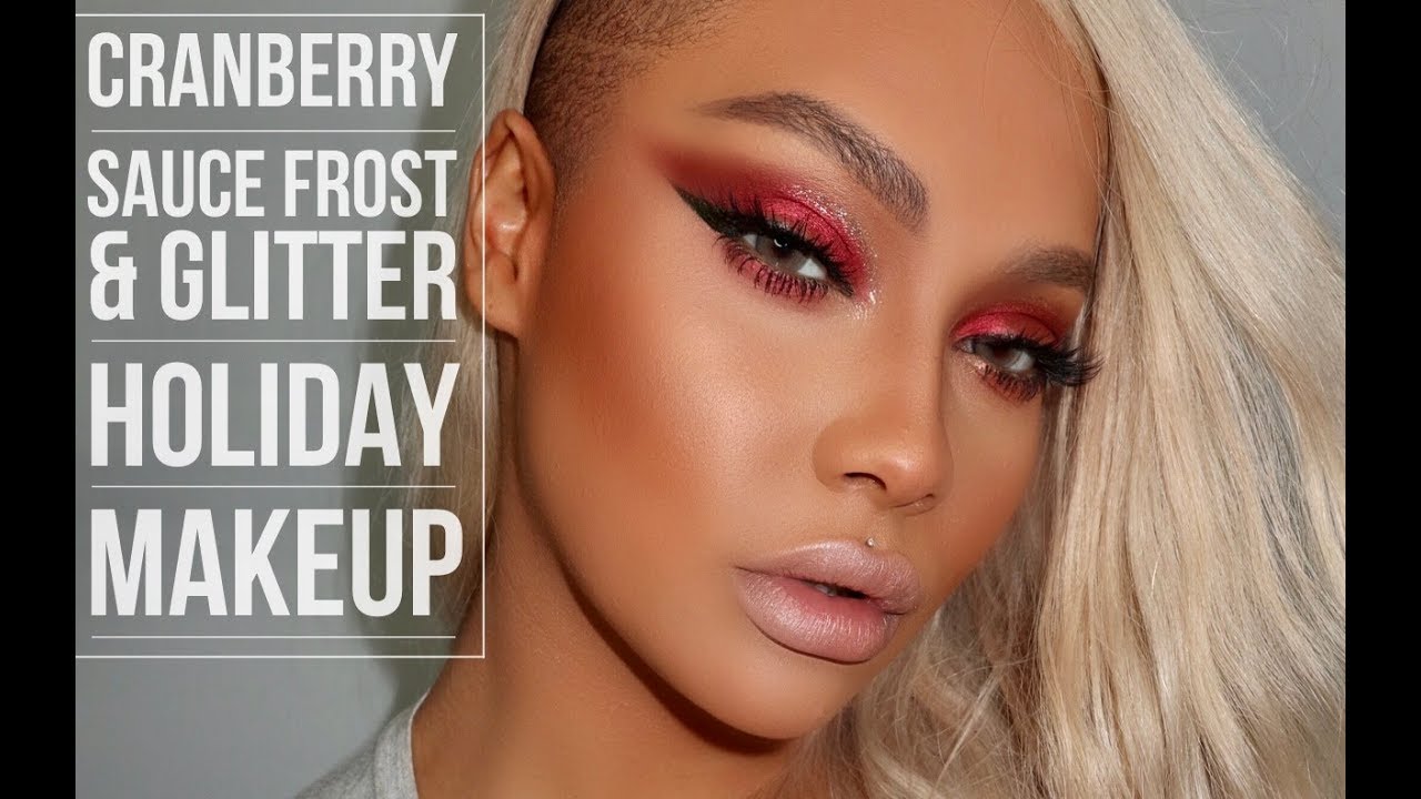 HOLIDAY BURGUNDY WARM SMOKEY GLITTER GLAM SONJDRADELUXE YouTube