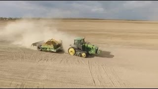 OptiSurface Landforming in Action Captured by Drone | 3D Agriculture Earthworks Design Solutions