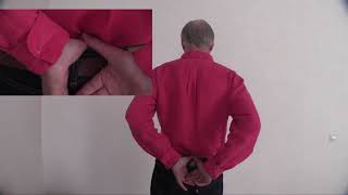 Oefening Bij Rugpijn Met Scherpe Plaatselijke Pijn Laag In De Rug.