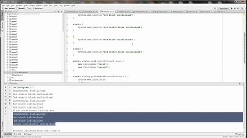 Java. Особенность 21. Порядок инициализации элементов класса
