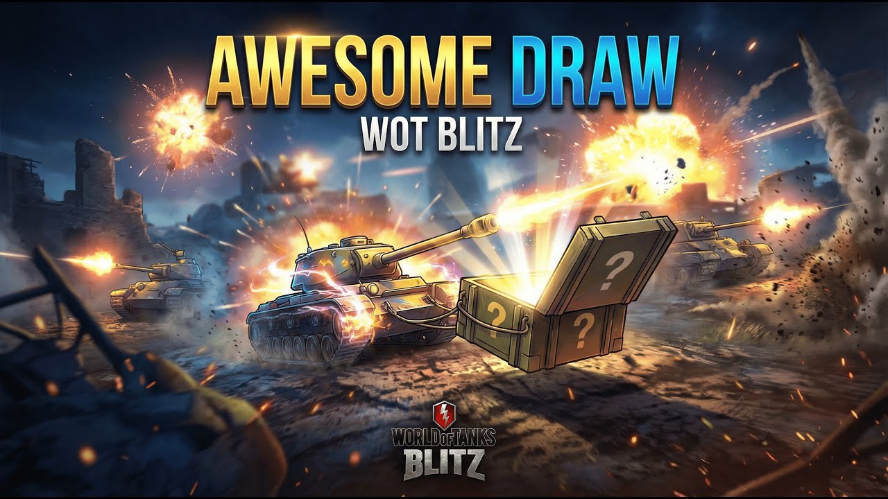 Wot Blitz - Awesome draw & loot opening