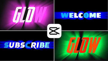 How To Get Glowing Text On Capcut (easy way) Tutorial