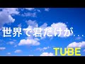 チューブ  世界で君だけが【cover】