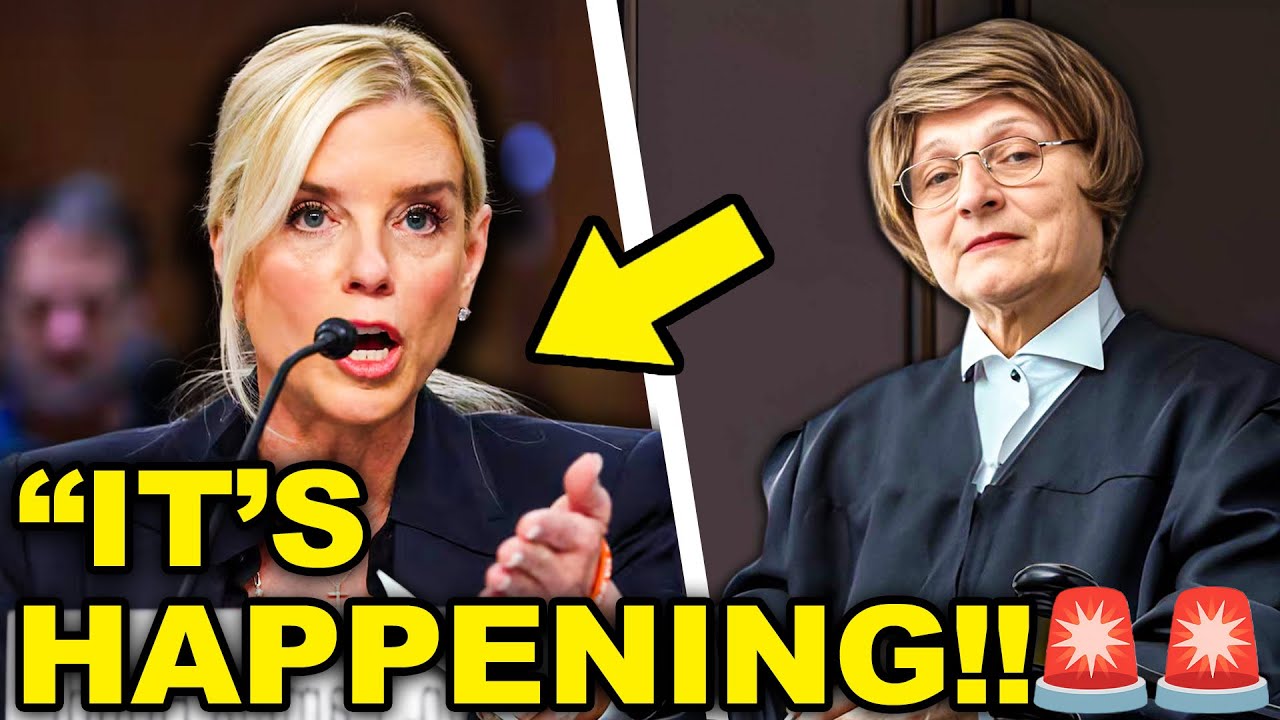 Pam Bondi SCREAMS IN RAGE as Judge SIGNALS INDICTMENT