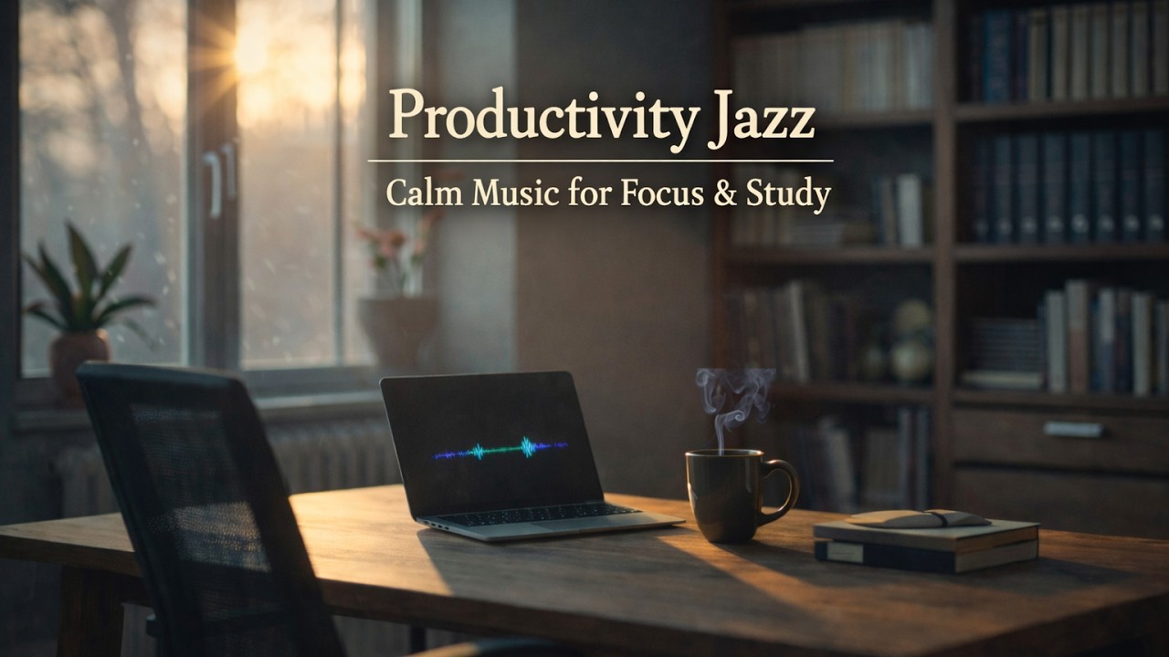 Productivity Jazz Calm Music for Focus & Study