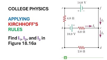 Finding Unknown Currents with Kirchhoff