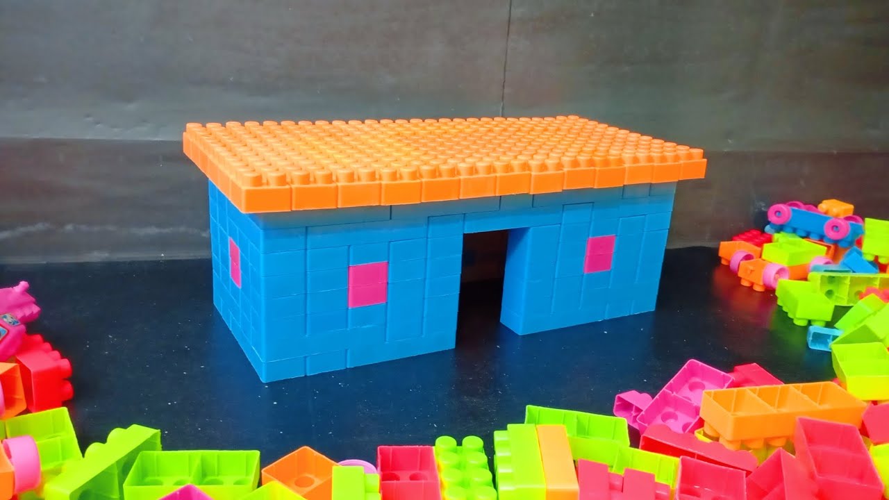 Satisfying DIY House Build | ASMR Building Blocks #buildingblocks - YouTube