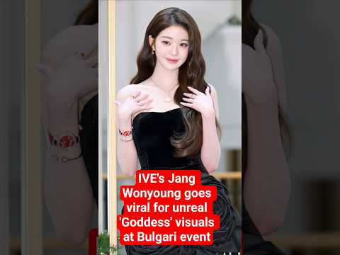 IVE's Jang Wonyoung's Barbie like beauty shocks netizens | ytshorts | korean | kpop | trending |