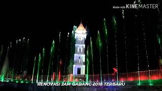 Detik-Detik renovasi jam gadang