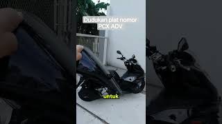Dudukan plat nomor Honda PCX ADV bisa beli juga di tix tox ya 👉dani_ramadhan87  #hondapcx160