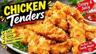 Crispy Chicken Tenders Recipe | Better Than Takeout!
