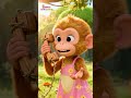അഞ്ച് ചെറിയ കുരങ്ങുകൾ - Five Little Monkey | Malayalam Nursery Rhymes for Kids | Kids | Shorts
