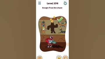 Dop Amazing Game level 104 Escape from the chase #shorts #gaming #mobilegame