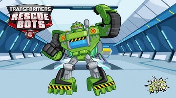 Transformers Rescue Bots: Disaster Dash Hero Run #35 | BOULDER: Construction-Bot By Budge