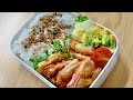 【旦那弁当】お弁当作ります【簡単な食材を使って】