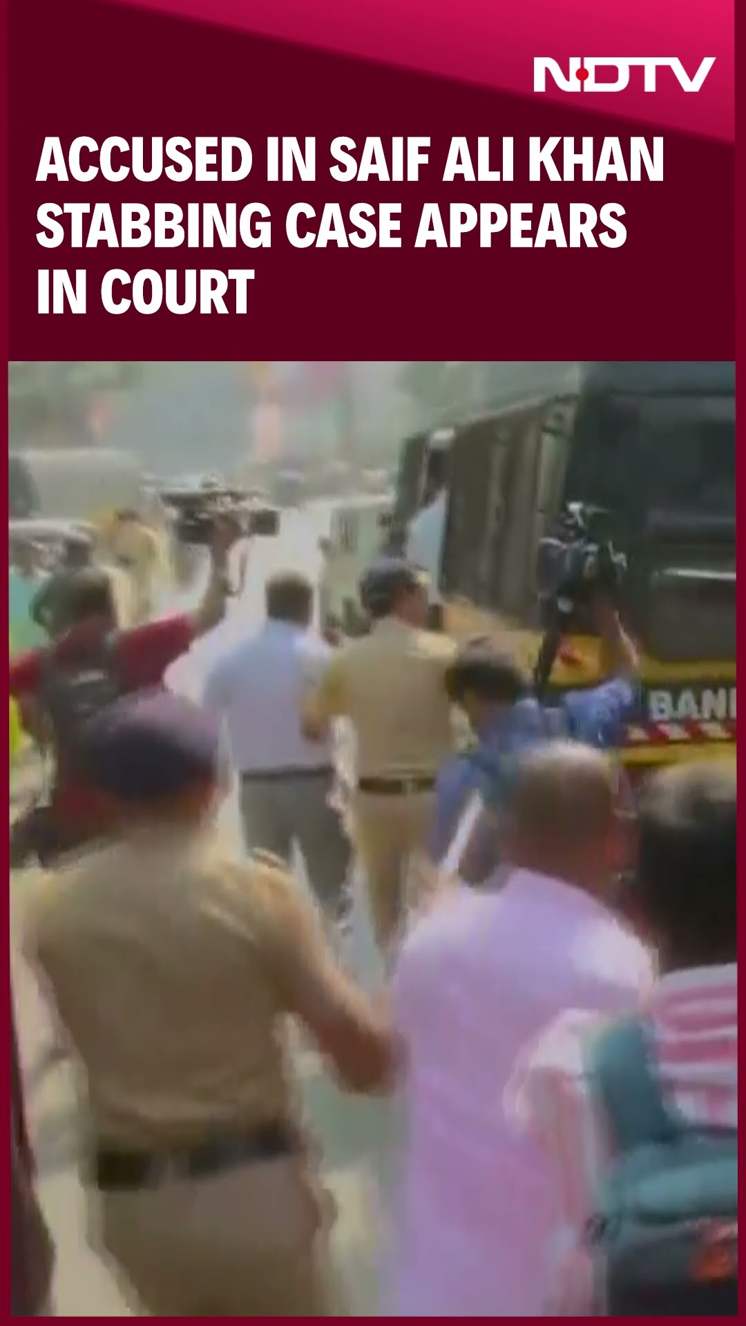 Saif Ali Khan Stabbing Case: Accused Brought to Bandra Court