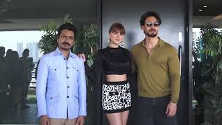 Starcast Of Film Heropanti 2 At Promotion Event Tiger Shroff Tara Sutaria