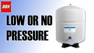 Reverse Osmosis Low or No Pressure - How To Fix - Home Master Under The Sink System Water screenshot 4