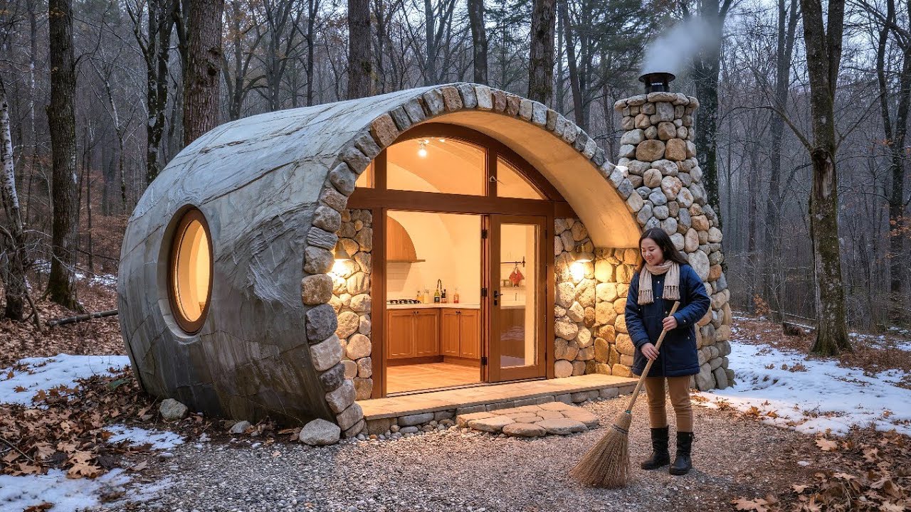 It's unbelievable: A single woman built her dream home using only stone and cement in just 180 days