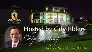 City Elders Host Chip Keating, Fri., Nov 14Th, 630 Pm Glenpool Conf. Center. Reg Cityelders