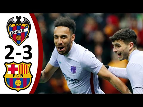 Levante vs Barcelona 2-3 Resumen | LaLiga Santander – 2021/2022