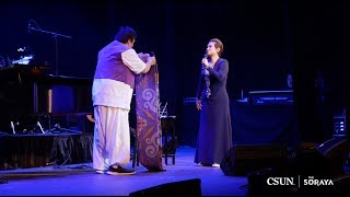 Aladdin flies in to sing "A Whole New World" with Lea Salonga at The Soraya