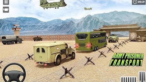 Army Bus Driver US Soldier |Transport Duty || Offroad Bus Game - Android gameplay #flunilgaming