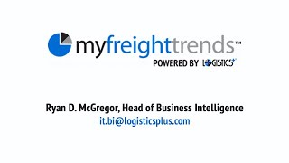 Logistics Plus Inc. - MyFreightTrends™ Training Webinar