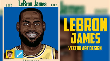 Vector LeBron James [SPEED ART] In Infinite design