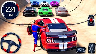 Superhero Car Race Mega Ramp Tracks - Impossible GT Car Stunts Racing 3D - Android GamePlay screenshot 5