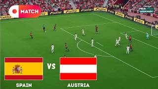 SPAIN vs AUSTRIA | World Cup 2026 Match Simulation | eFootball PES 21 Gameplay