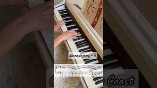 Champagne Coast  piano cover 🎹 tiktok version  piano tutorial #pianocover #piano #music