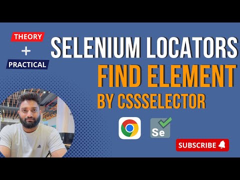 Selenium Locators find Element by cssSelector #selenium#seleniumwebdriver #selectorshub #cssselector