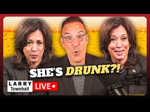 BREAKING: Kamala's Drinking Problem EXPOSED! Democrats Release INEBRIATED VIDEO! | LARRY Live!