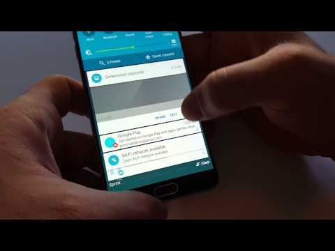 Samsung Galaxy Note 5 How to take a Screen Shot