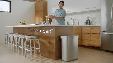 sensor can with voice control — drippy situation