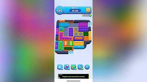 Color Block Jam Level 592 Solution Walkthrough 