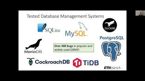 Manuel Rigger - Finding Logical Bugs In Database Management Systems