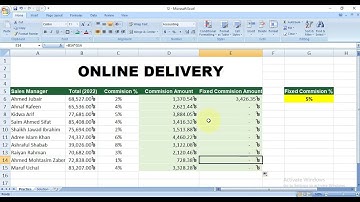 Microsoft Excel Tutorial | কীভাবে কমিশন বের করতে হয় | How to use commission in Excel Bangla tutorial