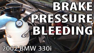 BMW 330i 325i E46 Brake Pressure Bleeding DIY (and Fix for Endless Bubbles)