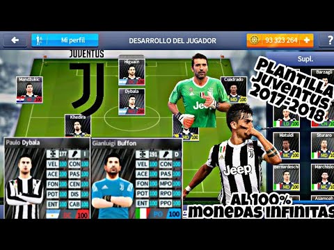 Plantilla Juventus 2017 2018 Súper Hack Para Dream League Soccer