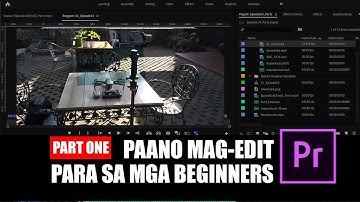 Video Editing for Beginners Adobe Premiere Part1 (Tagalog Tutorial)